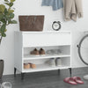 Stella Homewares Shoe Cabinet White 70x36x60 cm Engineered Wood