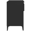 Stella Homewares Shoe Cabinet Black 70x36x60 cm Engineered Wood
