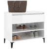 Stella Homewares Shoe Cabinet High Gloss White 70x36x60 cm Engineered Wood