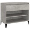 Stella Homewares Shoe Cabinet Concrete Grey 70x36x60 cm Engineered Wood