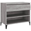 Stella Homewares Shoe Cabinet Grey Sonoma 70x36x60 cm Engineered Wood
