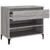 Stella Homewares Shoe Cabinet Grey Sonoma 70x36x60 cm Engineered Wood
