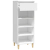 Stella Homewares Shoe Cabinet White 40x36x105 cm Engineered Wood