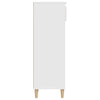 Stella Homewares Shoe Cabinet White 40x36x105 cm Engineered Wood