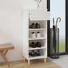Stella Homewares Shoe Cabinet White 40x36x105 cm Engineered Wood