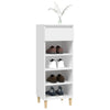 Stella Homewares Shoe Cabinet White 40x36x105 cm Engineered Wood