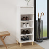 Stella Homewares Shoe Cabinet White 40x36x105 cm Engineered Wood