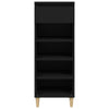 Stella Homewares Shoe Cabinet Black 40x36x105 cm Engineered Wood