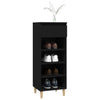 Stella Homewares Shoe Cabinet Black 40x36x105 cm Engineered Wood
