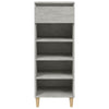 Stella Homewares Shoe Cabinet Concrete Grey 40x36x105 cm Engineered Wood
