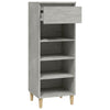 Stella Homewares Shoe Cabinet Concrete Grey 40x36x105 cm Engineered Wood