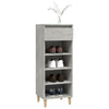 Stella Homewares Shoe Cabinet Concrete Grey 40x36x105 cm Engineered Wood