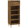 Stella Homewares Shoe Cabinet Smoked Oak 40x36x105 cm Engineered Wood