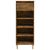 Stella Homewares Shoe Cabinet Smoked Oak 40x36x105 cm Engineered Wood