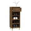 Stella Homewares Shoe Cabinet Smoked Oak 40x36x105 cm Engineered Wood
