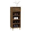 Stella Homewares Shoe Cabinet Smoked Oak 40x36x105 cm Engineered Wood