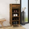 Stella Homewares Shoe Cabinet Smoked Oak 40x36x105 cm Engineered Wood