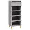 Stella Homewares Shoe Cabinet Grey Sonoma 40x36x105 cm Engineered Wood