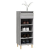 Stella Homewares Shoe Cabinet Grey Sonoma 40x36x105 cm Engineered Wood