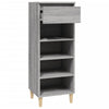 Stella Homewares Shoe Cabinet Grey Sonoma 40x36x105 cm Engineered Wood