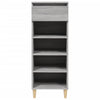 Stella Homewares Shoe Cabinet Grey Sonoma 40x36x105 cm Engineered Wood