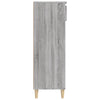 Stella Homewares Shoe Cabinet Grey Sonoma 40x36x105 cm Engineered Wood