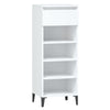 Stella Homewares Shoe Rack White 40x36x105 cm Engineered Wood