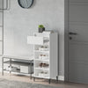 Stella Homewares Shoe Rack White 40x36x105 cm Engineered Wood