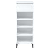Stella Homewares Shoe Rack White 40x36x105 cm Engineered Wood