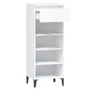 Stella Homewares Shoe Rack White 40x36x105 cm Engineered Wood