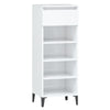 Stella Homewares Shoe Rack High Gloss White 40x36x105 cm Engineered Wood