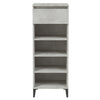 Stella Homewares Shoe Rack Concrete Grey 40x36x105 cm Engineered Wood
