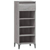 Stella Homewares Shoe Rack Grey Sonoma 40x36x105 cm Engineered Wood