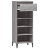 Stella Homewares Shoe Rack Grey Sonoma 40x36x105 cm Engineered Wood
