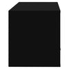 Stella Homewares Wall-mounted Shoe Cabinet Black 70x35x38 cm Engineered Wood