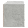 Stella Homewares Wall-mounted Shoe Cabinet Concrete Grey 70x35x38 cm Engineered Wood
