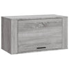 Stella Homewares Wall-mounted Shoe Cabinet Grey Sonoma 70x35x38 cm Solid Wood Pine