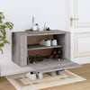 Stella Homewares Wall-mounted Shoe Cabinet Grey Sonoma 70x35x38 cm Solid Wood Pine