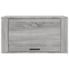 Stella Homewares Wall-mounted Shoe Cabinet Grey Sonoma 70x35x38 cm Solid Wood Pine