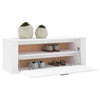 Stella Homewares Wall Shoe Cabinet White 100x35x38 cm Engineered Wood