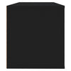 Stella Homewares Wall Shoe Cabinet Black 100x35x38 cm Engineered Wood