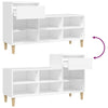 Stella Homewares Shoe Cabinet White 102x36x60 cm Engineered Wood