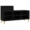 Stella Homewares Shoe Cabinet Black 102x36x60 cm Engineered Wood