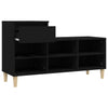 Stella Homewares Shoe Cabinet Black 102x36x60 cm Engineered Wood