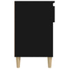 Stella Homewares Shoe Cabinet Black 102x36x60 cm Engineered Wood