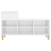 Stella Homewares Shoe Cabinet High Gloss White 102x36x60 cm Engineered Wood