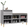 Stella Homewares Shoe Cabinet Grey Sonoma 102x36x60 cm Engineered Wood