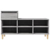 Stella Homewares Shoe Cabinet Grey Sonoma 102x36x60 cm Engineered Wood