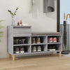 Stella Homewares Shoe Cabinet Grey Sonoma 102x36x60 cm Engineered Wood