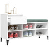 Stella Homewares Shoe Cabinet White 102x36x60 cm Engineered Wood